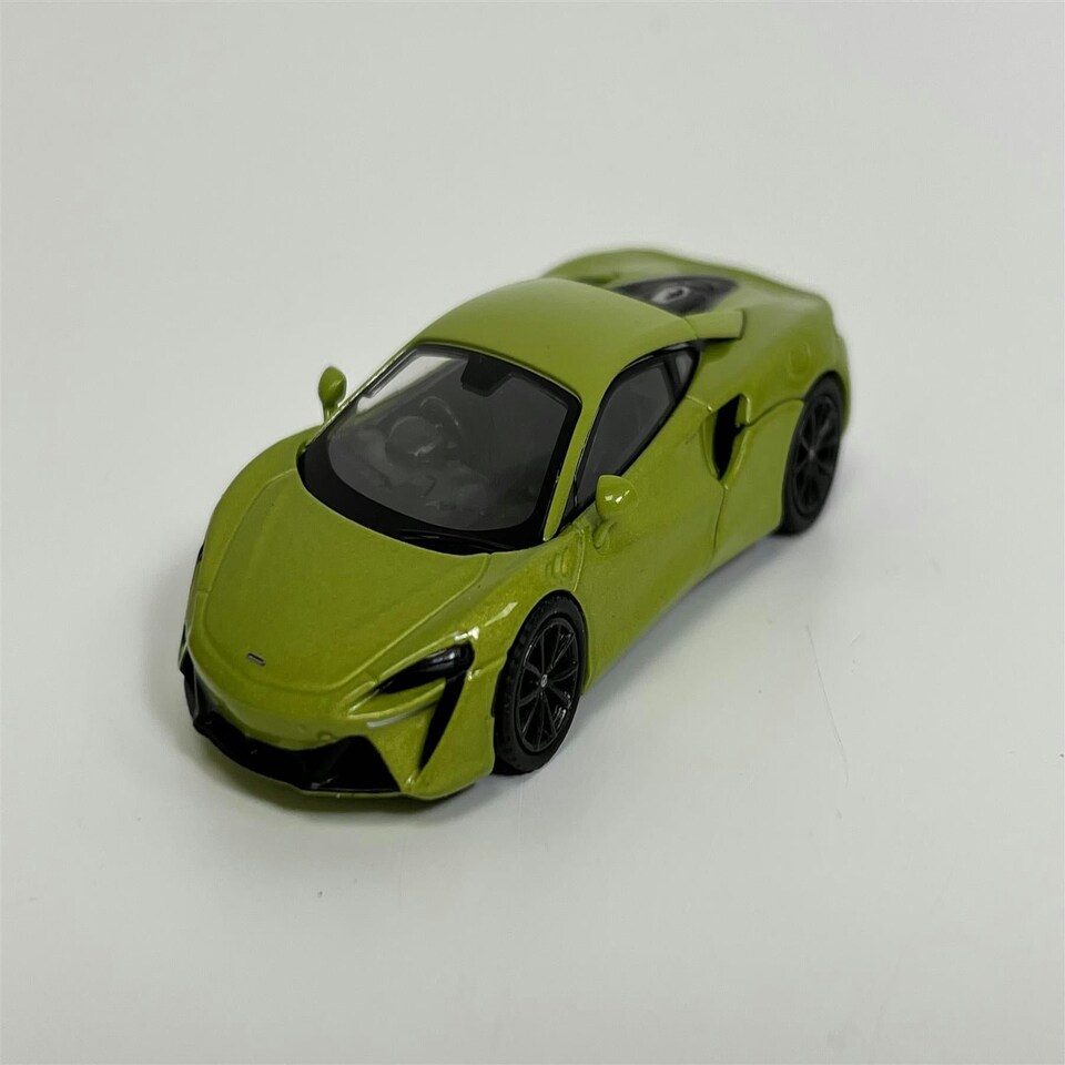 image 1 of McLaren Artura Flux Green RHD 1:64 Scale Mini GT MGT00496R