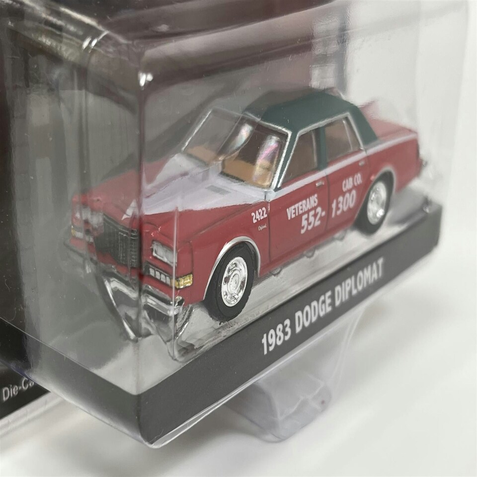 image 1 of 1983 Dodge Diplomat Veterans Cab Co 1:64 Scale Greenlight 30283