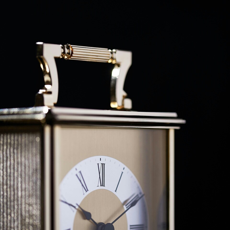 image 1 of Wm.Widdop Carriage Clock - Gilt Gold