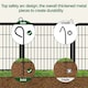 image 3 of Yaheetech 12-Panel Metal Dog Playpen, 60 × 60 cm Black