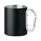 image 1 of MidOcean Trumba Metal Double Wall 300ml Mug - Black - One Size
