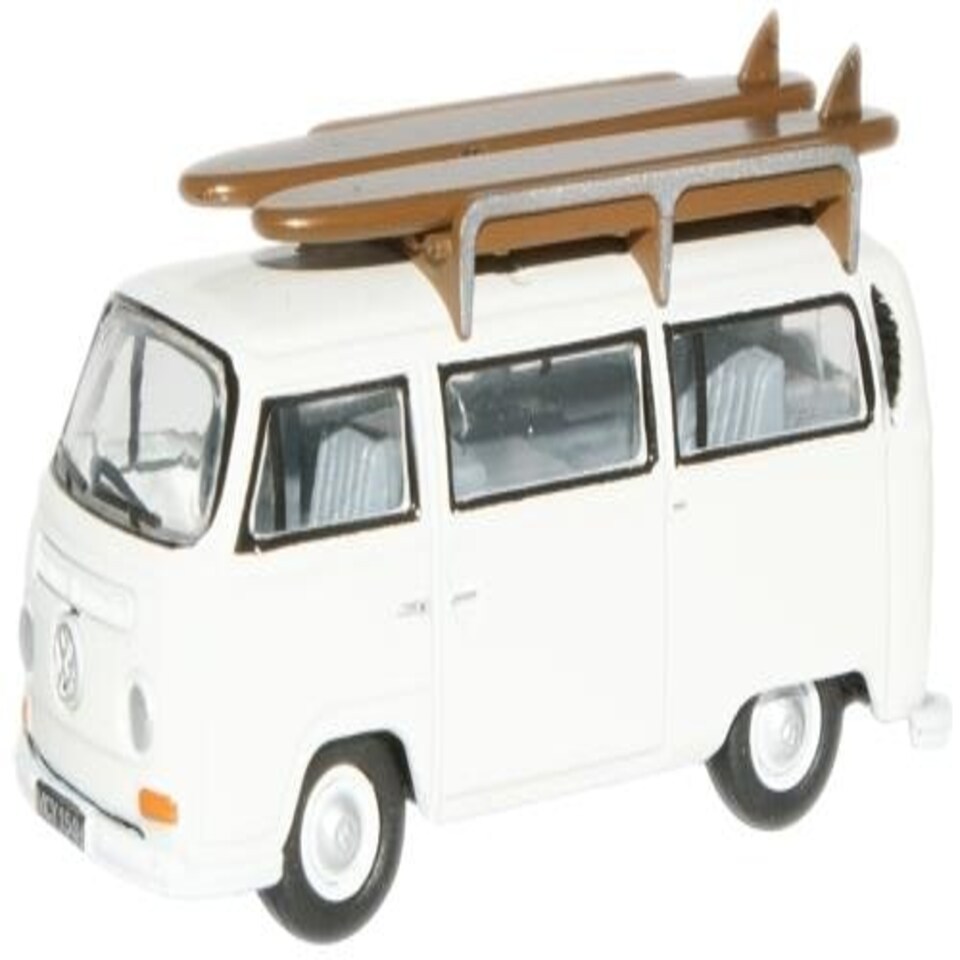 Oxford Diecast VW Bus Bay Window Pastel White