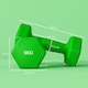 image 5 of SPORTNOW Set of 2 Hexagonal Dumbbells Weights Pair, 2 x 5kg, Green