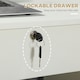 image 4 of HOMCOM Computer Desk Writing Desk with Five Drawers for White