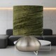 image 3 of Jenson - Brushed Chrome Touch Table Lamp with Green Velvet Shade