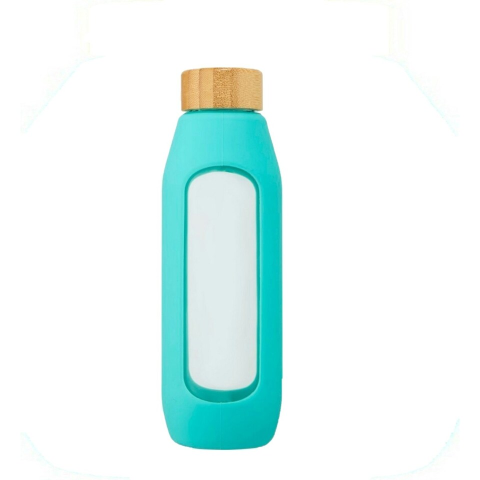 Avenue Glass 600ml Water Bottle - Tide Green - One Size
