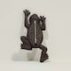 image 1 of Homescapes Cast Iron Thermometer Frog