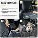 image 9 of Skylos Dog Car Booster Seat Pet Backrest Safe Protector Waterproof Travel Bed