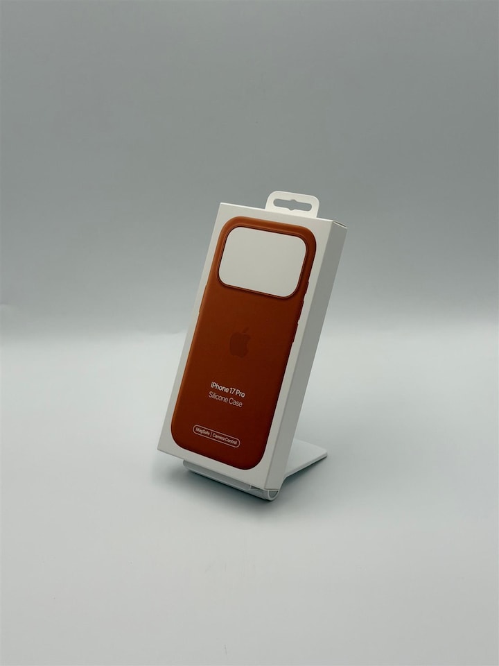 image 1 of Apple Silicone Case with MagSafe for iPhone 17 Pro 6.3 Terra Cotta A3559 - MGFJ4ZM/A