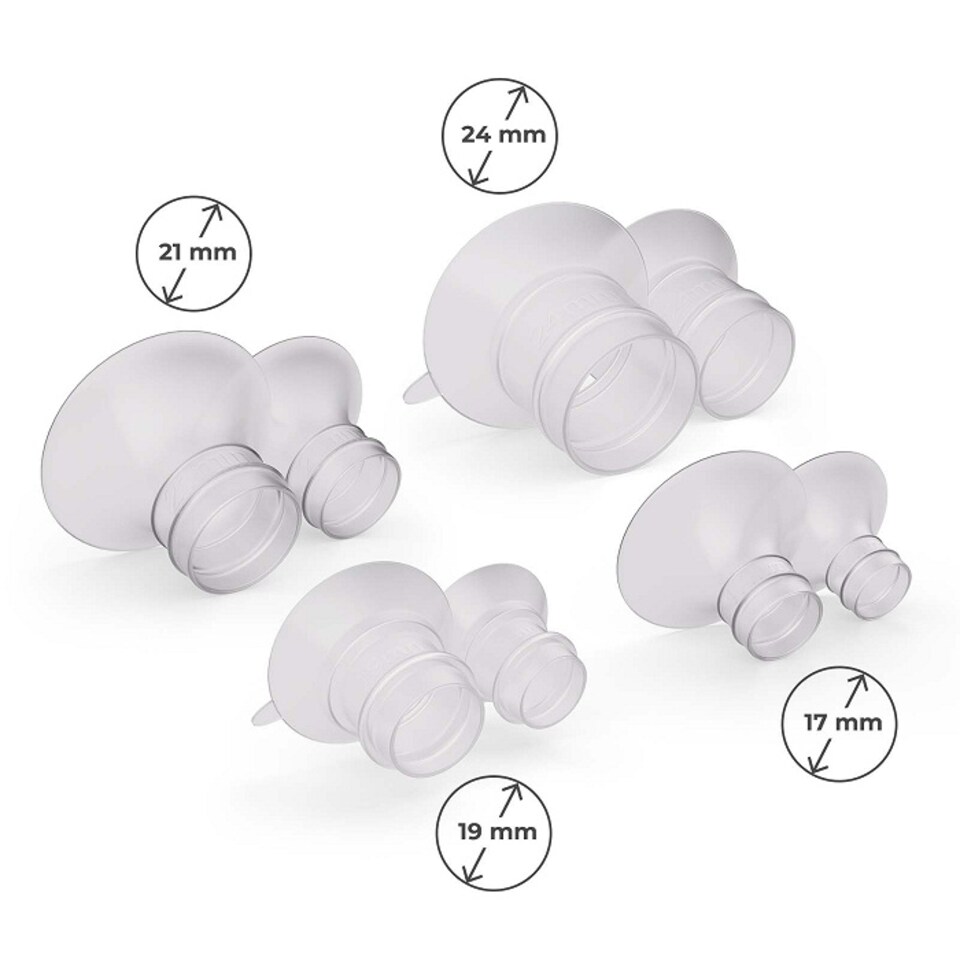 image 1 of Kinderkraft GentleFlow Double Electric Breast Pump 3 Modes 9 Levels 1800 mAh Battery