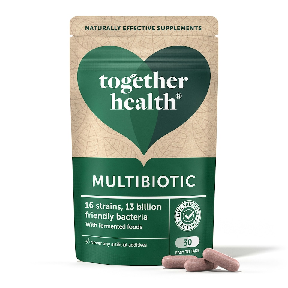 image 1 of Together Health Multibiotic- Probiotic Supplement- Vegan- 30 Capsules