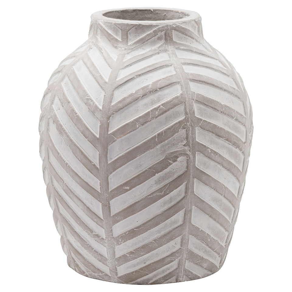 image 1 of Hill Interiors Bloomville Stone Vase - Stone - One Size