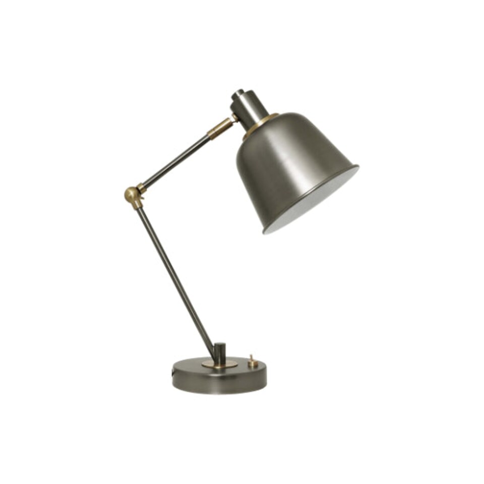 image 1 of Erik Industrial Gunmetal Desk Table Lamp