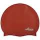 image 1 of SwimTech Unisex Adult Silicone Swim Cap - Red - One Size