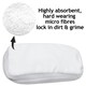 image 2 of SPARES2GO Steam Mop Cloths for MORPHY RICHARDS 720022 12-in-1 Cleaner Pads x 2