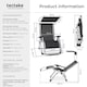 image 6 of Sun Lounger Cirrus with Plush Padding, Built-in Sun Shade and Folding Function | Black | black | One Size | 2