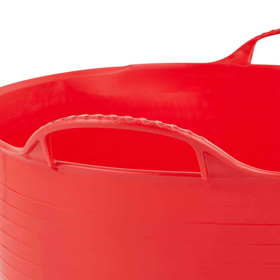 image 1 of Red Gorilla - Gorilla Tub 38L - Flexible Multi-Use Bucket | Red