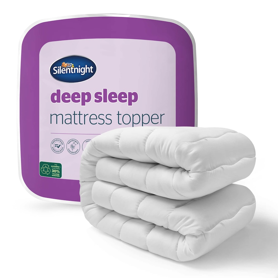 image 1 of Silentnight Deep Sleep Wavy Stitch Topper