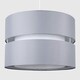 image 4 of ValueLights Sophia Large Grey 2 Tier Ceiling Light Shade and Bulb
