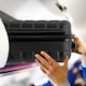 image 5 of Flight Knight Lightweight 2 Wheel ABS Hard Suitcase Cabin Hand Luggage 100+ Airlines Approved - British Airways, Ryanair & easyJet Free Carry On 40x20x25cm Black | Cabin Bag