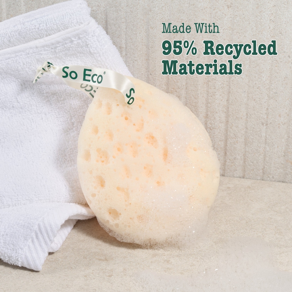 image 1 of So Eco Bath & Shower Sponge | White