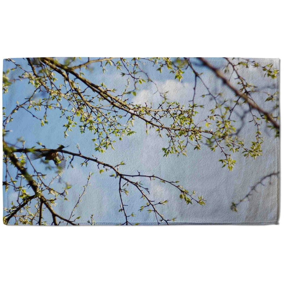 image 1 of Tree Branches & Sky (Bath Towel)