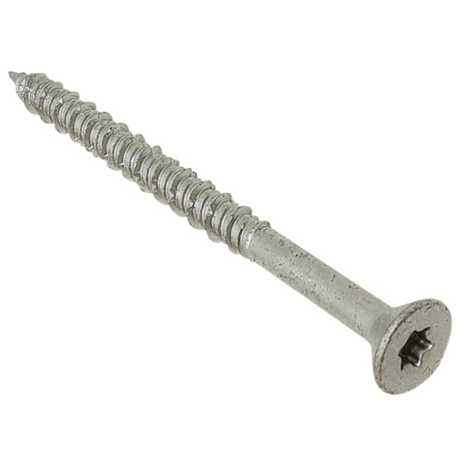image 1 of Forgefix Techfast Masonry Screw, Tx Compatible, Csk - Multi Colour - 6.3 x 82mm