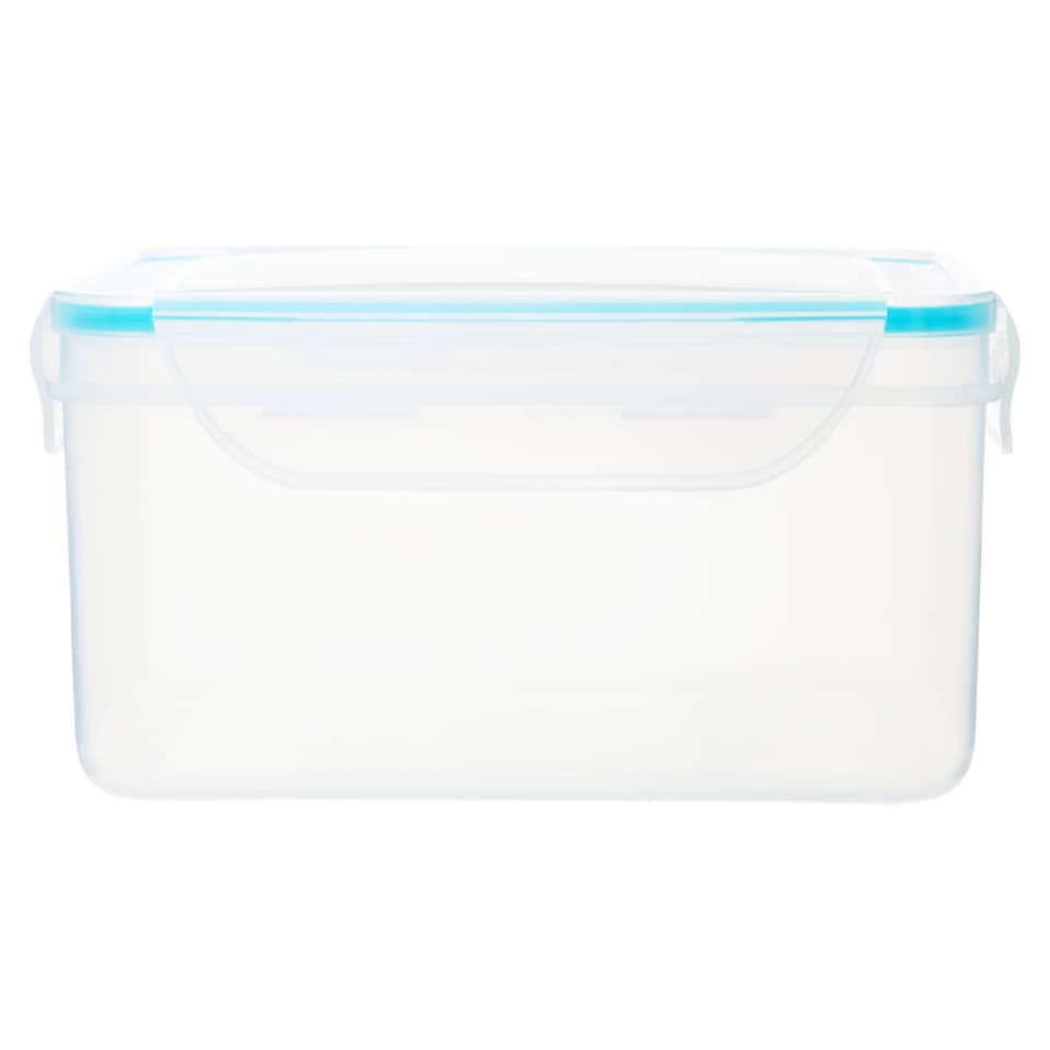 image 1 of Herrela 6pc Rectangular Food Containers with Airtight Lids