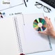 image 8 of ARPAN Large Self-Adhesive Photo Album 36 Sheets 72 Sides Spiral Scrapbook Memory Album Butterfly Design