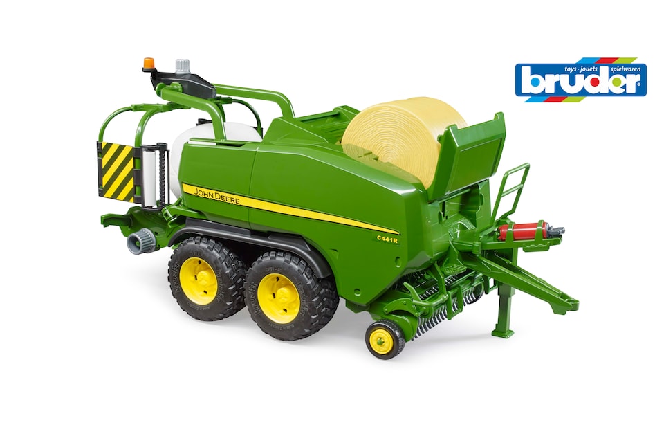 image 1 of Bruder John Deere wrapping chamber baler C441R Detailed Vehicle & Playset Model