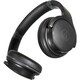 image 3 of Audio Technica Wired/Wireless Bluetooth Headphones - Black ATH-S220BTBK