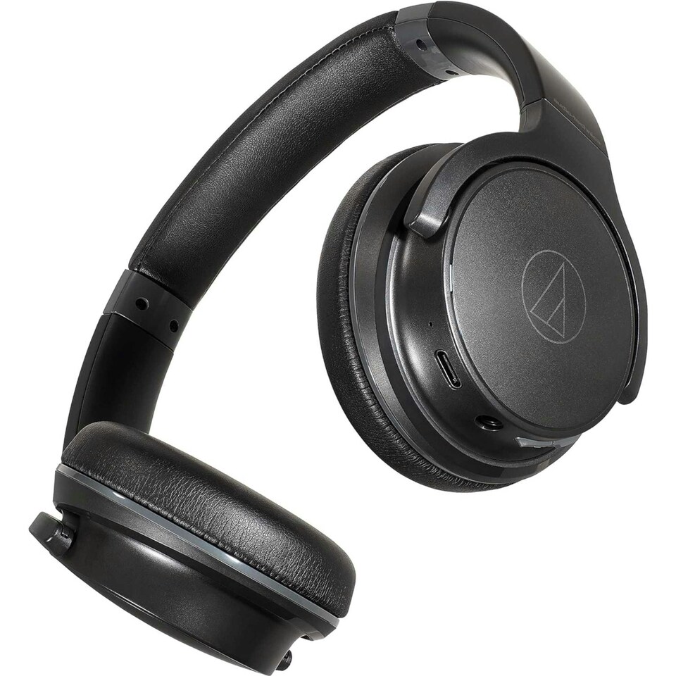 image 1 of Audio Technica Wired/Wireless Bluetooth Headphones - Black ATH-S220BTBK
