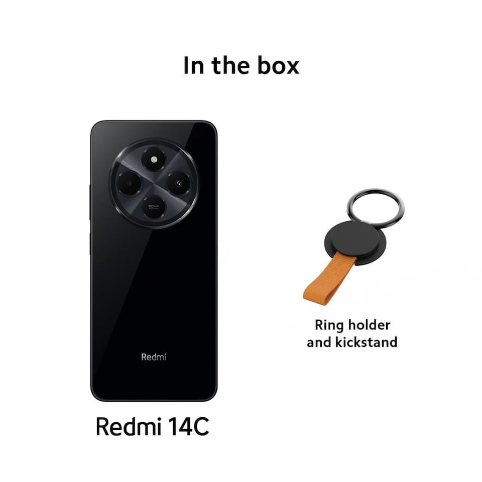 image 1 of Xiaomi Redmi 14C 4G - 128GB 4GB RAM Black Smartphone