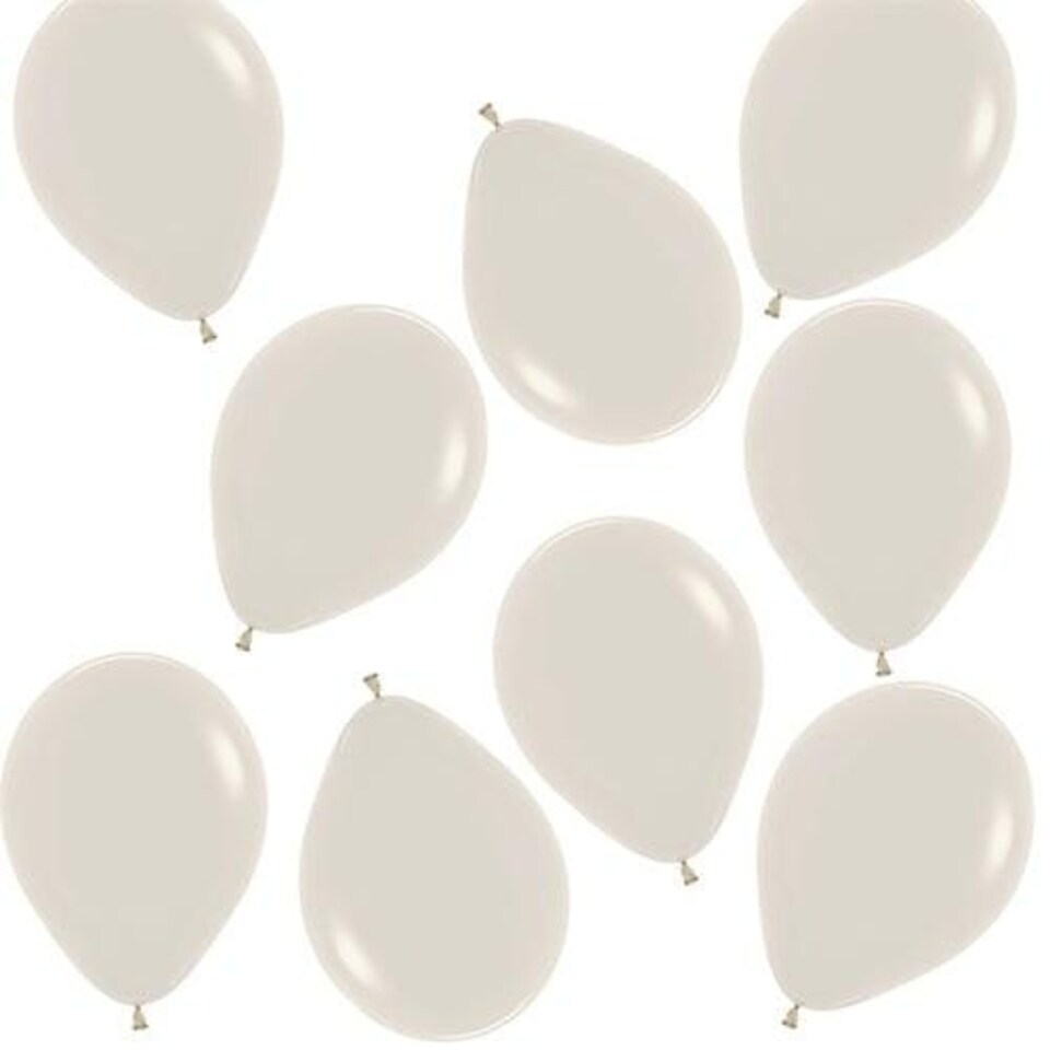 Pastel Dusk Cream Sempertex Biodegradable Latex Balloons 13cm / 5 in - Pack of 50