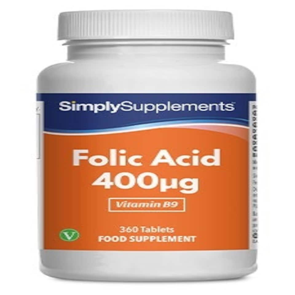 image 1 of Folic Acid (Vitamin B9) 400mcg - 360 Tablets