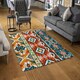 image 2 of colorful pattern in tribal style (Rug) Multi | Large: 140x200cm