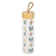 image 1 of Something Different Floral Bug Glass Water Bottle - Multicoloured - One Size