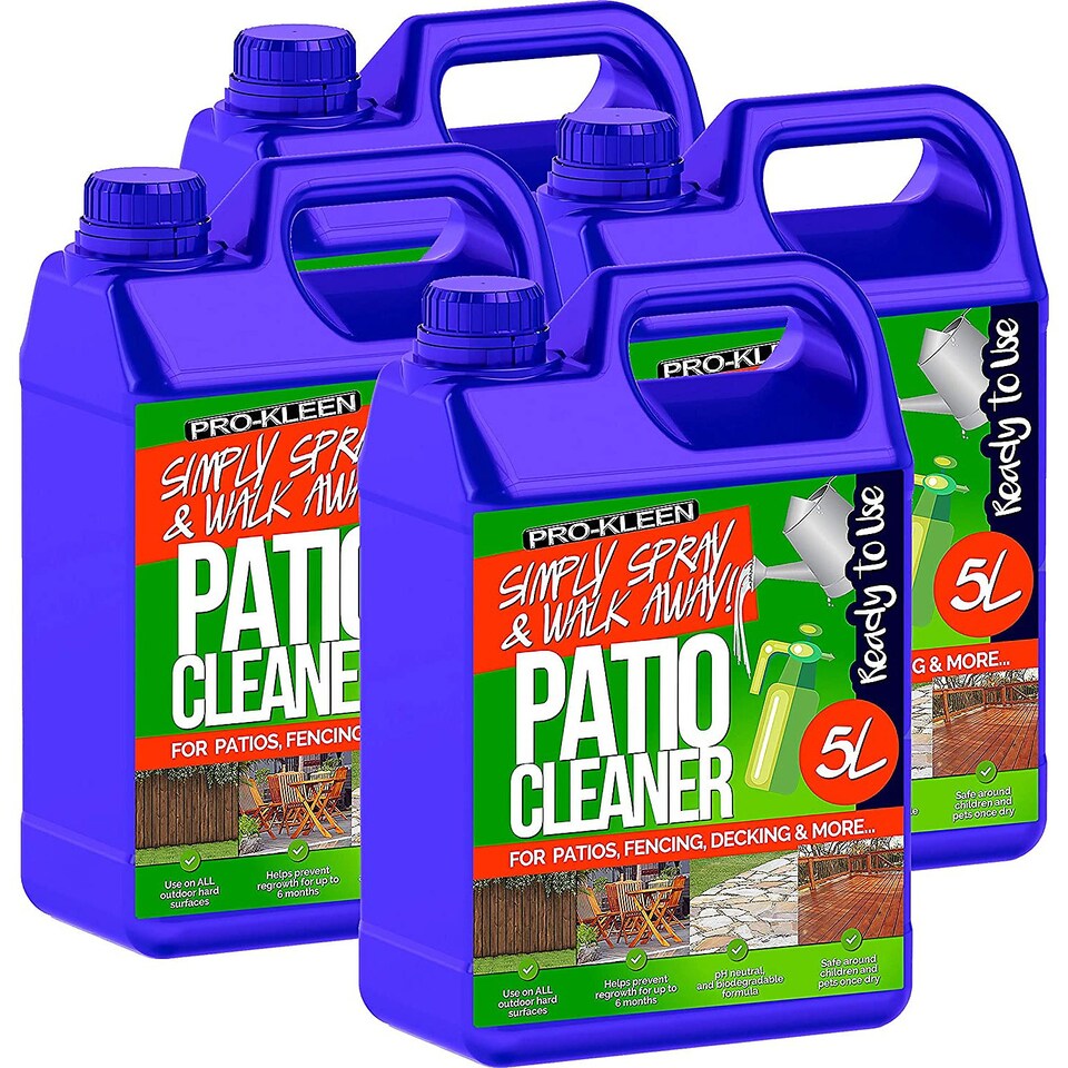 image 1 of Pro-Kleen Patio Cleaner Ready to Use Simply Spray & Walk Away Green Mould and Algae Remover 20L