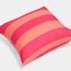 image 4 of OHS 2 x Stripe Garden Cushion Covers Outdoor Water Resistant | Multi | Orange/Pink
