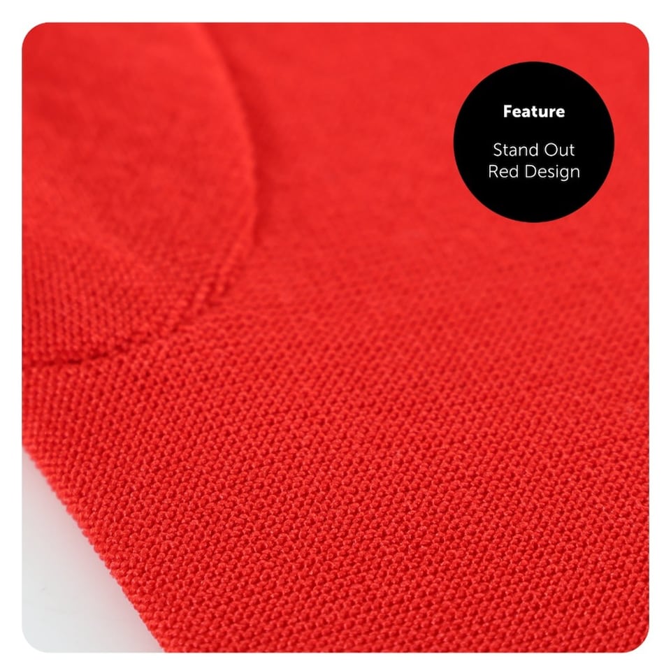 image 1 of Long Red Spandex Gloves | Red | 3
