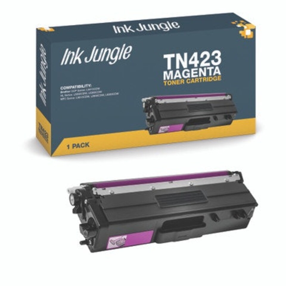image 1 of Compatible Brother TN423 Magenta Toner Cartridge Pink