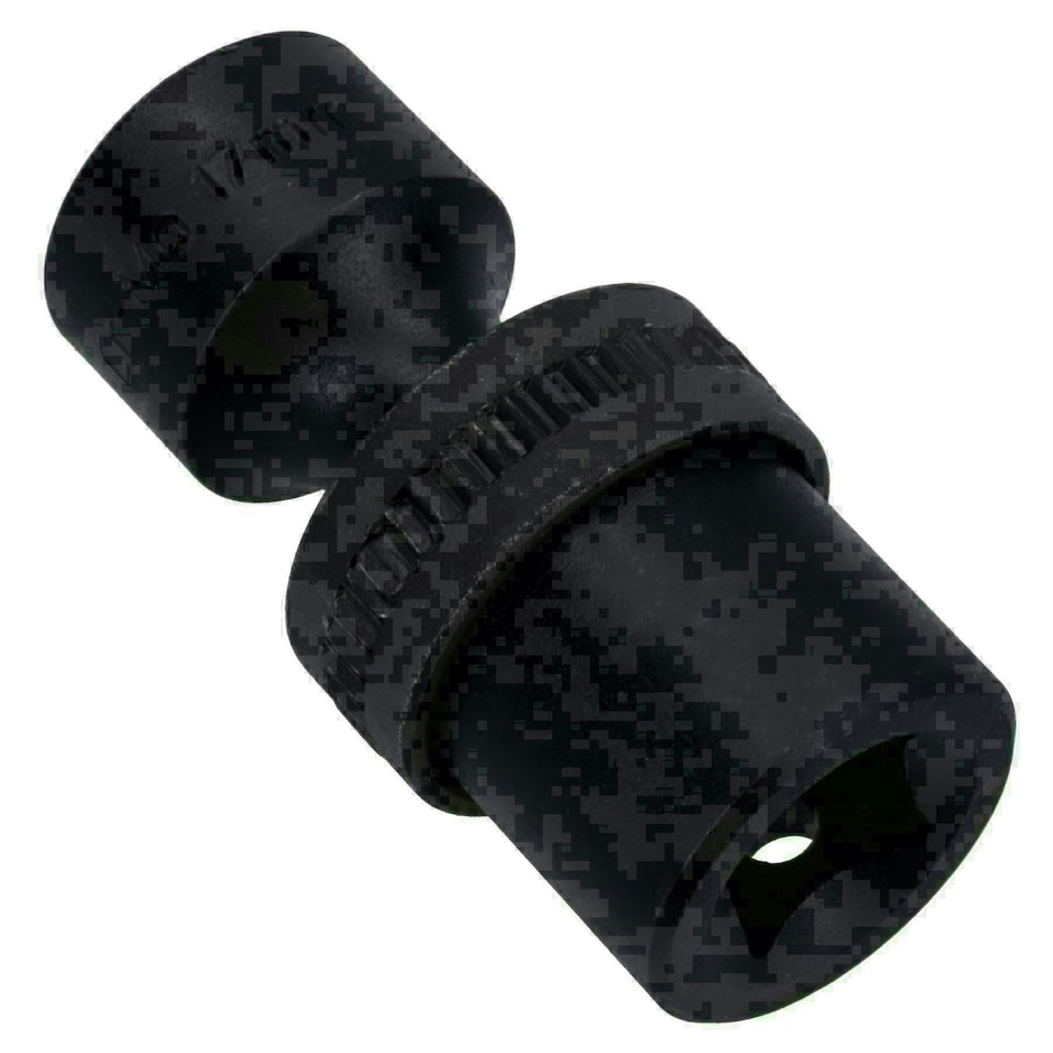 image 1 of 17mm 1/2in Drive Universal Swivel Wobble Metric Impact Shallow Socket 6 Point