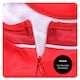 image 4 of Devil Cheerleader Costume - Facepaint and Pom Poms | Red | 2XL