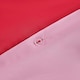 image 5 of OHS Reversible Microfibre Duvet Cover and Pillowcase Bedding Set Pink | Red | Single