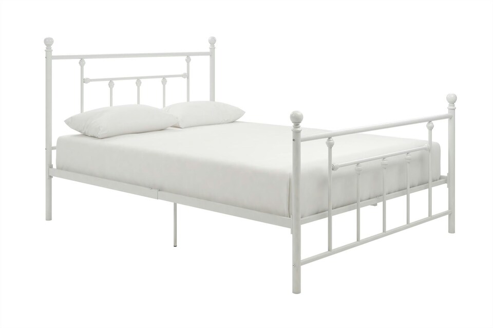 image 1 of Manila Metal Bed White, Double