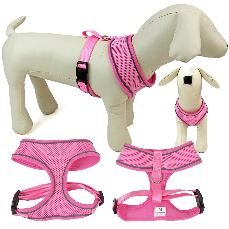 image 1 of No-Pull Dog Harness – Reflective Adjustable Mesh Vest for Dogs – Lightweight, Padded & Breathable – Easy Fit for Walking or Training – Multiple Sizes & Colours