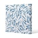 image 1 of watercolour blue branches with leaves (Canvas Print) 90 x 90 x 4cm