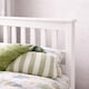 image 2 of Rio White Wooden Kids Bed With Ethan Spring Mattress