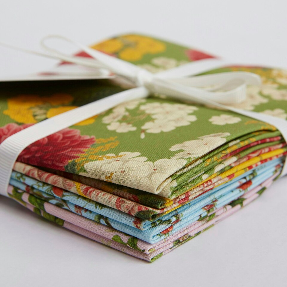 image 1 of RHS Fat Quarter Fabric Bundle, Edwards, 45 x 56cm