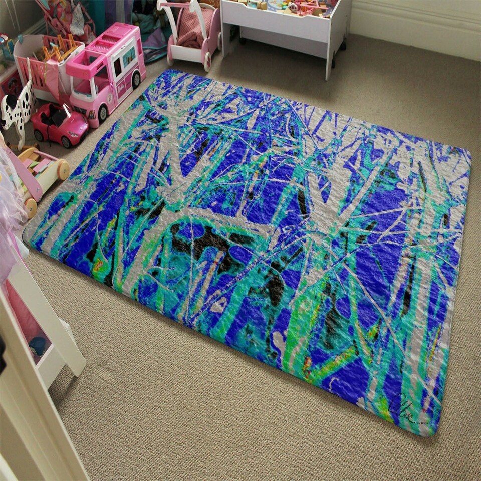 image 1 of Thames la paris (Rug) Blue | XL: 160x230cm